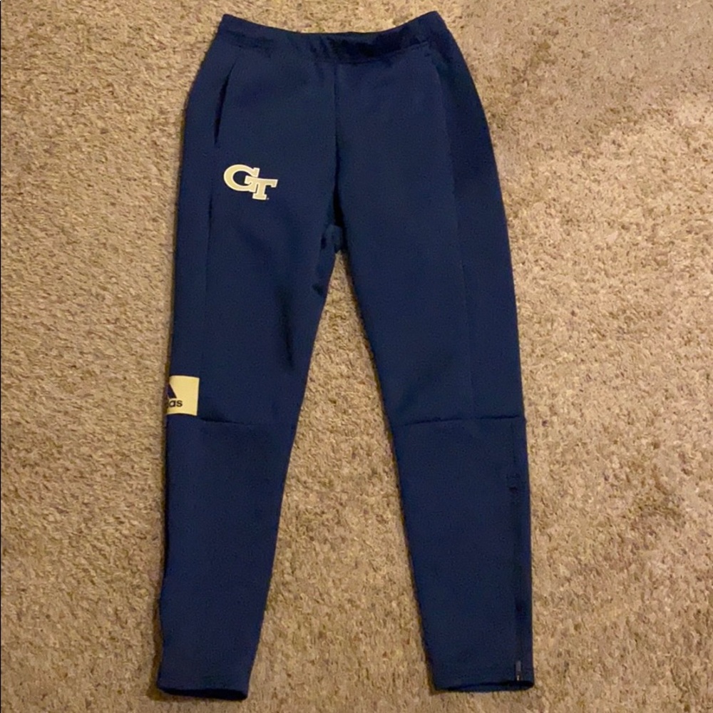 ADIDAS Navy Georgia Tech Game Mode Pants S